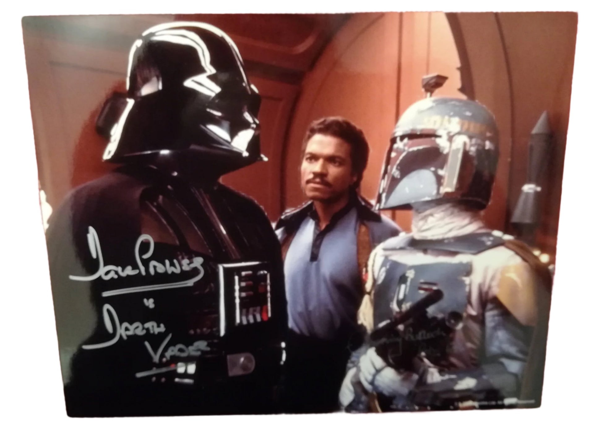 Star Wars Darth Vader Boba Fett Autograph 