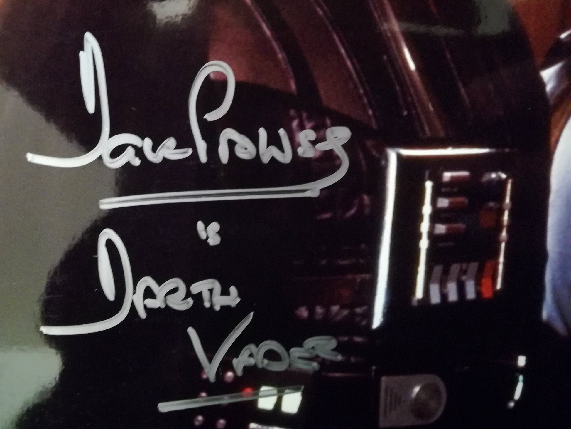 Star Wars Darth Vader Boba Fett Autograph 