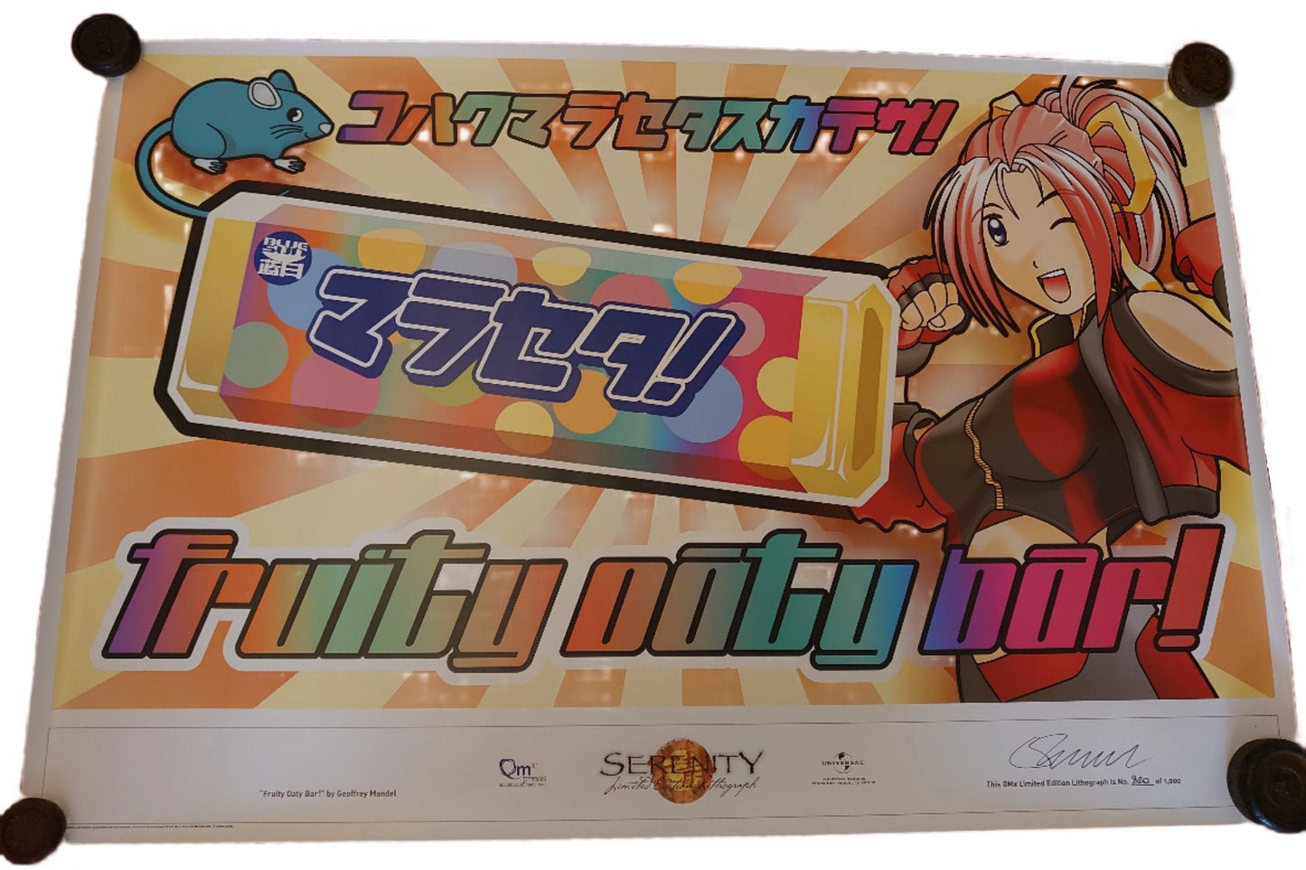 Serenity Firefly Fruity Oat Bar Girl Poster