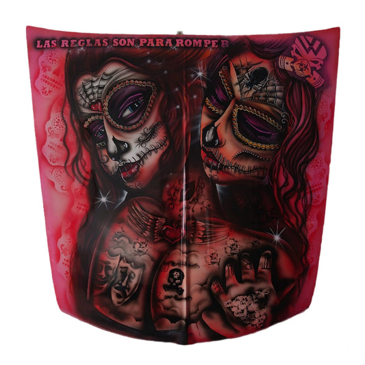 Gatch Rivett Sugar Skull Ladies Volks Wagen Bonnet