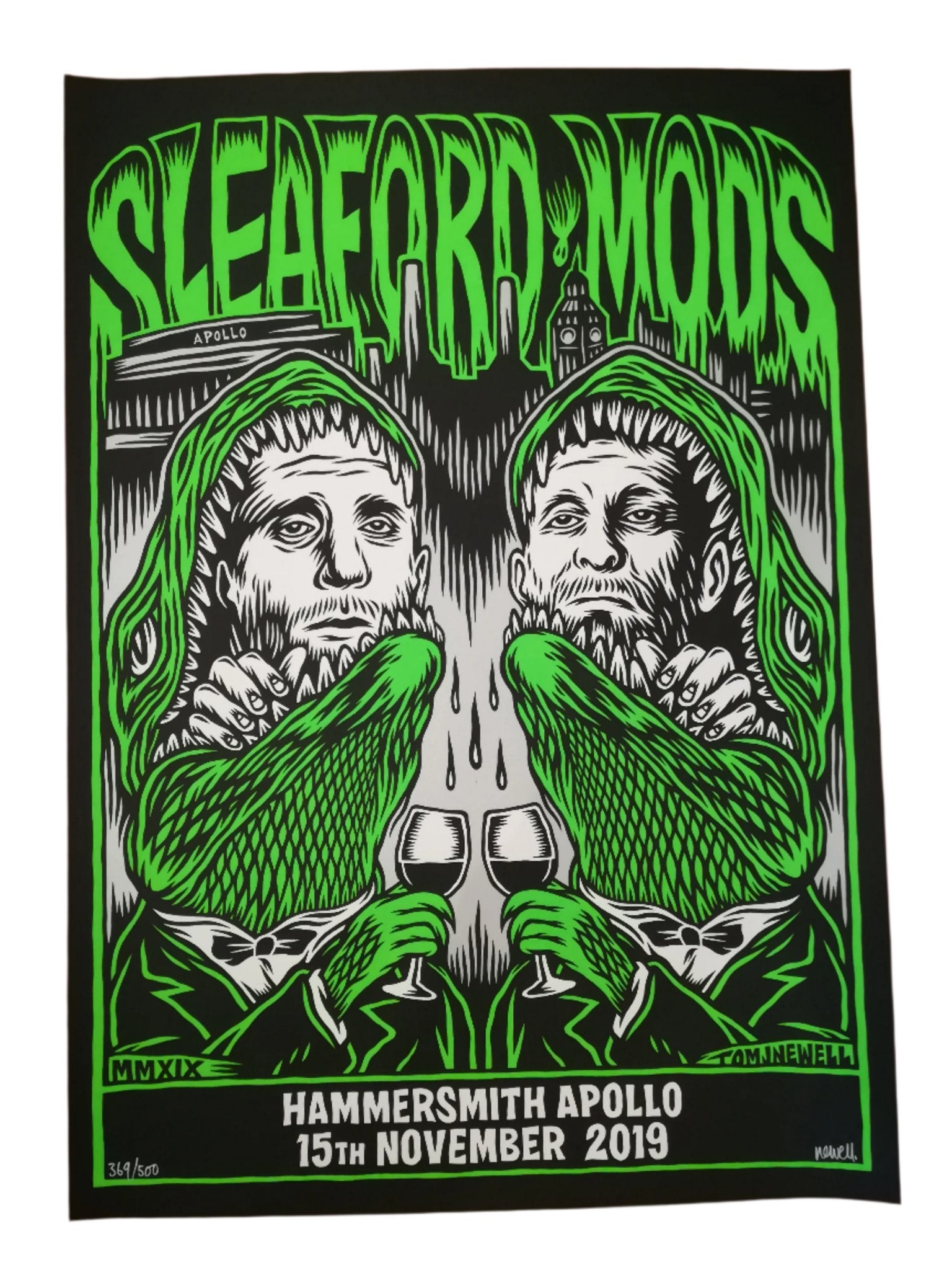 Sleaford Mods Hammersmith Apollo Poster 2019