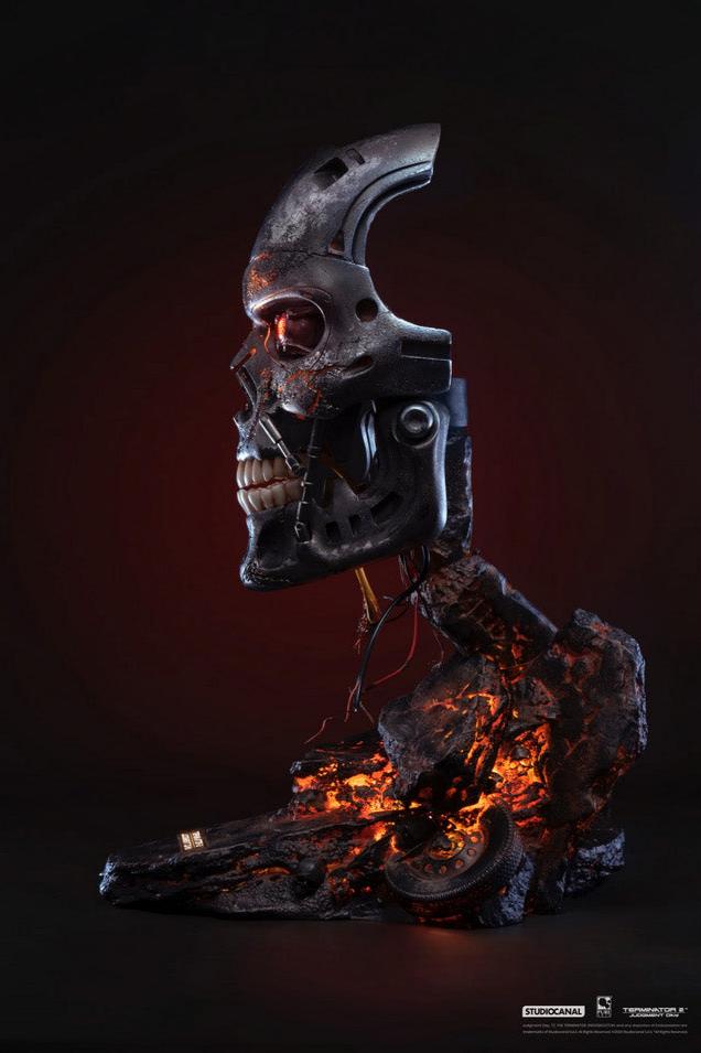 Terminator 2 T 800 Endoskeleton Bust