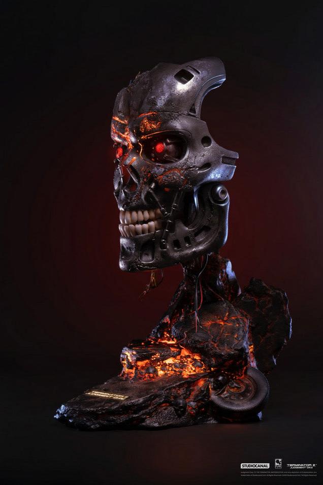 Terminator 2 T 800 Endoskeleton Bust