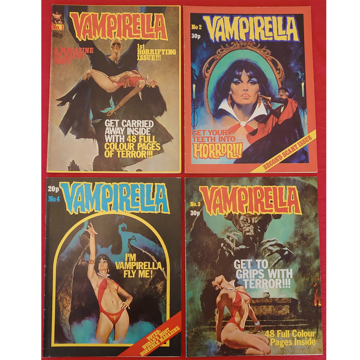 Warren Publishing Vampirella Magazines